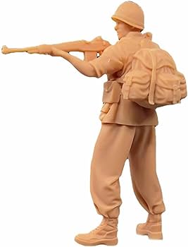 Amazon.co.jp: ZEDACAKAI (8個) 1/35 フィギュア 戦争兵士 歩兵 銃を