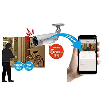 Amazon.co.jp: Planex 防犯カメラ カメラ一発! (有線LAN専用) 屋外