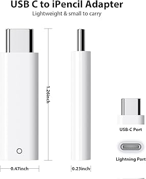 Amazon.com: USB C Pencil Adapter for Apple Pencil 1st Generation