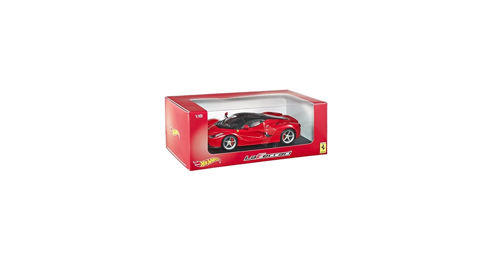 Amazon.com: Hot Wheels Elite Heritage LaFerrari, Red Vehicle (1:18