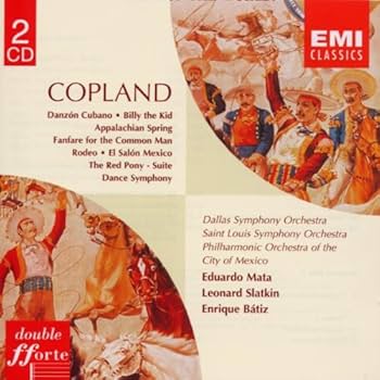Aaron Copland, Eduardo Mata, Leonard Slatkin, Enrique Batiz