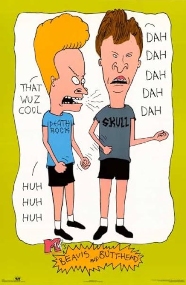Amazon.com: Beavis And Butthead Mtv 23X35 Poster: Prints: Posters