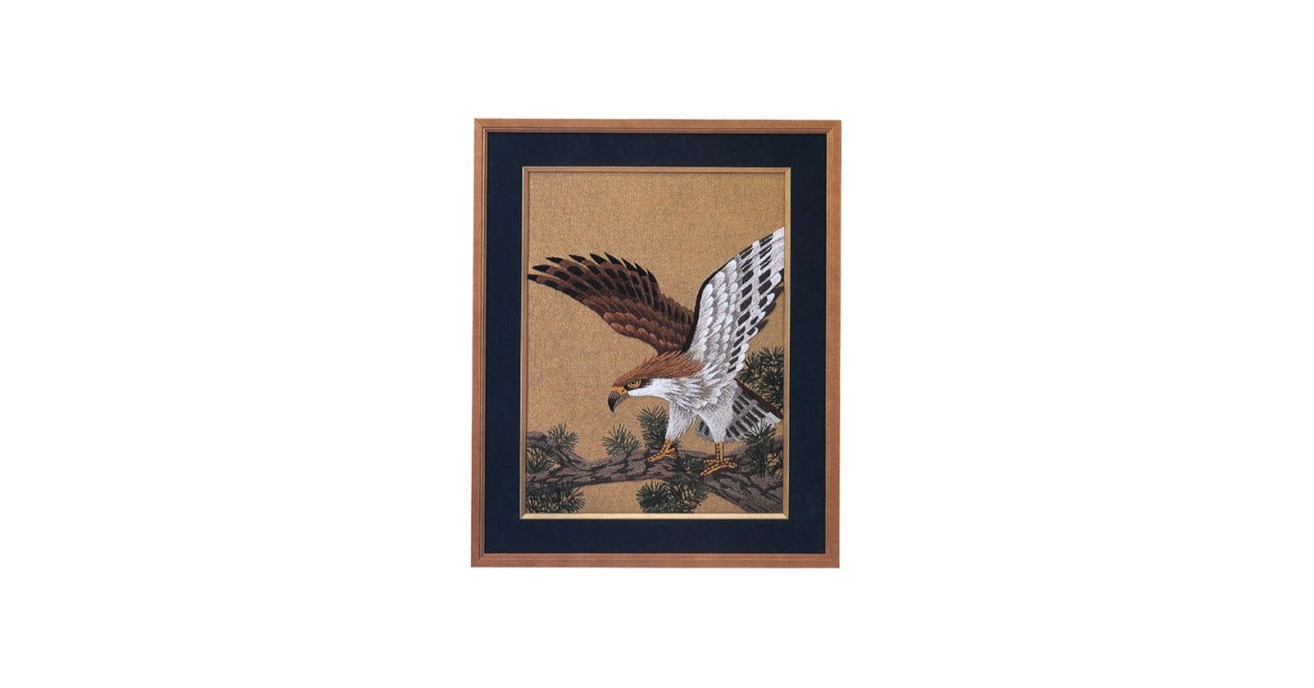 Amazon | 東京文化刺繍キット No107 老松と鷹（3号）(Bunka