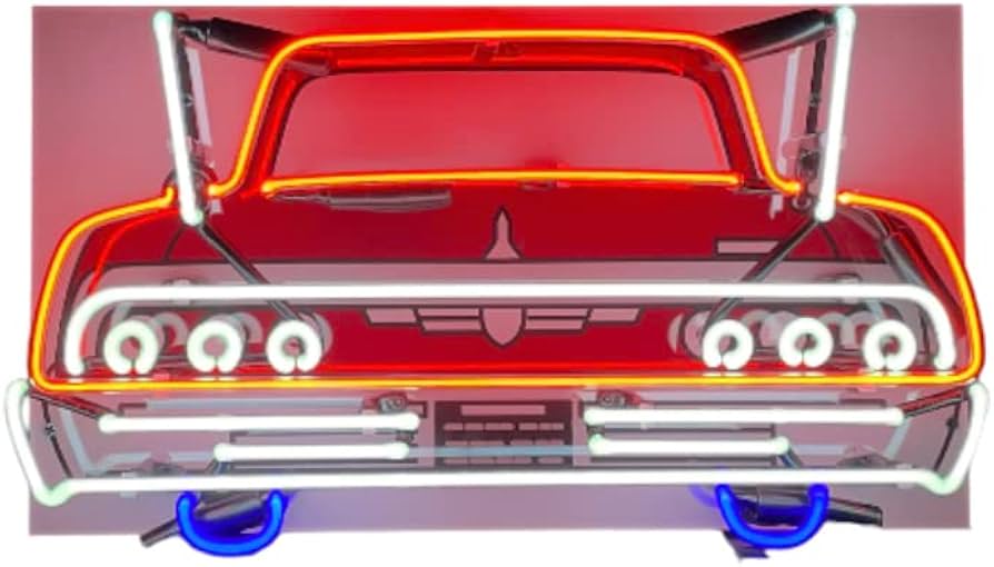 Amazon.co.jp: シボレー インパラ Impala 64 ネオン 看板 58 59 60 61