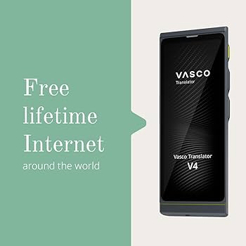 Vasco V4 Language Translator Device | 112 Languages | Free