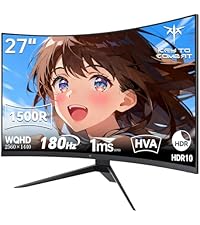 Amazon.co.jp: KTC 27インチ 湾曲ゲーミングモニター WQHD (2560x1440