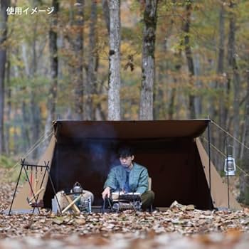 Amazon | [クイックキャンプ] ソロテント 1人用 ポリコットン ツイン