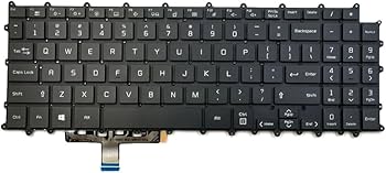 Amazon.com: KGIGIBE Replacement Keyboard for LG Gram 16Z90P