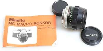 Amazon.co.jp: Minolta ミノルタ MC MACRO ROKKOR-QF 50mm F3.5 : 家電