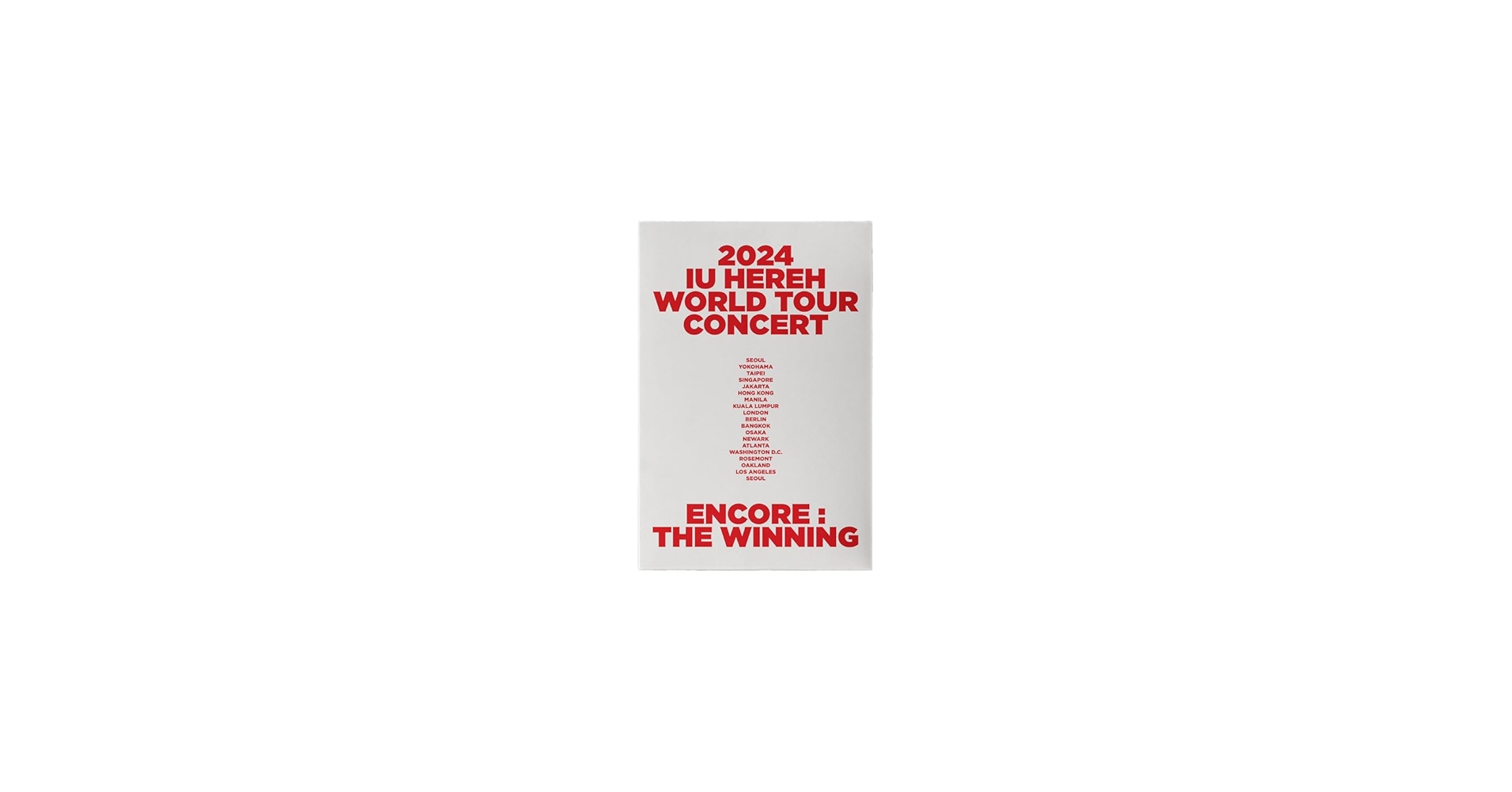 IU, IU, IU - IU - HEREH WORLD TOUR CONCERT DVD VER. - Amazon.com Music
