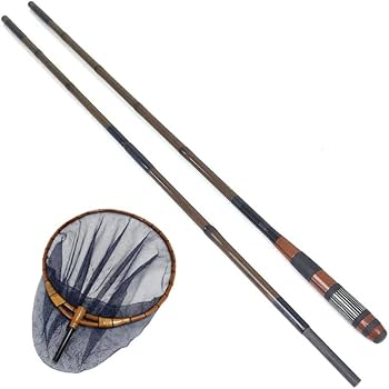 Amazon | 野釣りに最適！ ヘラブナ玉網セット 無名玉の柄＆玉網セット