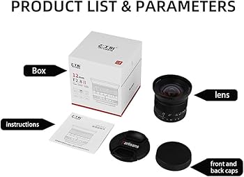 Amazon | 7artisans 12mm F2.8 II 広角レンズ 100度の画角 APS-C