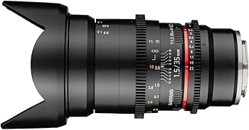 Amazon | SAMYANG 35mm T1.5 VDSLR AS UMC II ソニーαE用 フルサイズ