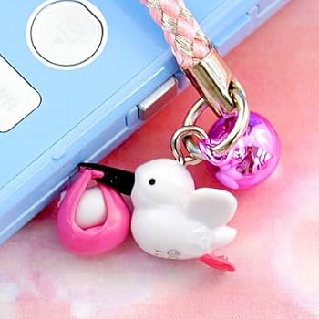 Amazon.co.jp: ビッグスター ハローキティ こうのとりキティ 根付け