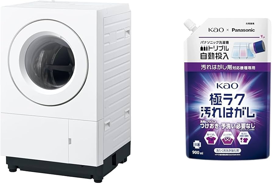 Amazon | 【専用洗剤付】パナソニック ドラム式洗濯乾燥機 幅60cm 洗濯