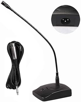 Amazon.co.jp: 放送用の会議用マイク【コードの長さ約 5m XLR-1/4