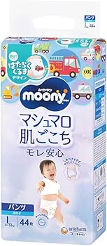 Amazon.co.jp: 【パンツ L】 ムーニーマン マシュマロ肌ごこち モレ