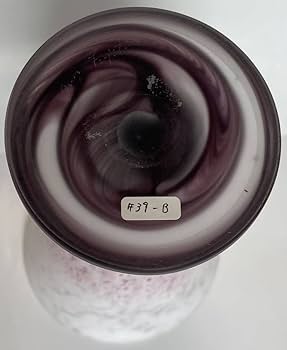 Amazon.co.jp: 藤田潤 作 手吹 花瓶 共箱 26cm 文化勲章 作家 藤田喬平