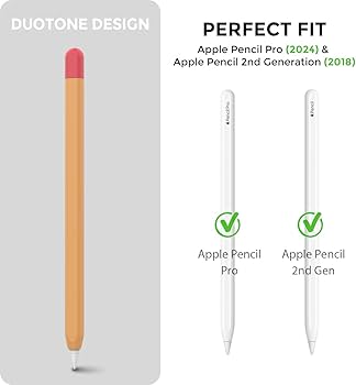 Amazon.com: AHASTYLE Duotone Case for Apple Pencil 2nd Generation