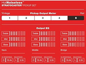 Amazon.co.jp: Fender ピックアップ Fender® Hot Noiseless™ Strat