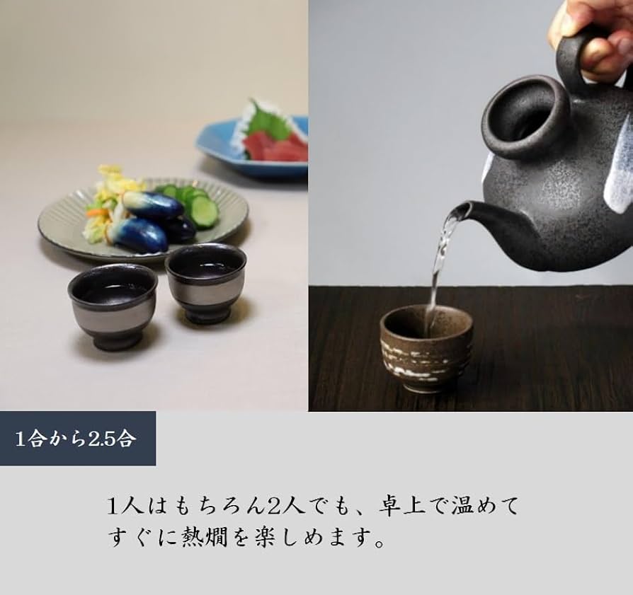 Amazon | 丸山 ほろよい 電気 酒燗器 2.5合 日本酒 熱燗 美濃焼 日本製