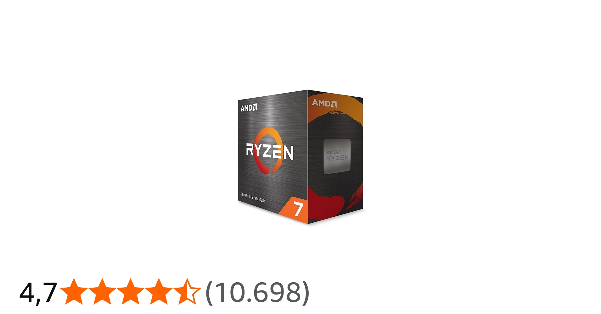 PROCESSADOR AMD RYZEN 7 5700X 3.4GHz (TURBO 4.6GHz) 32MB CACHE AM4
