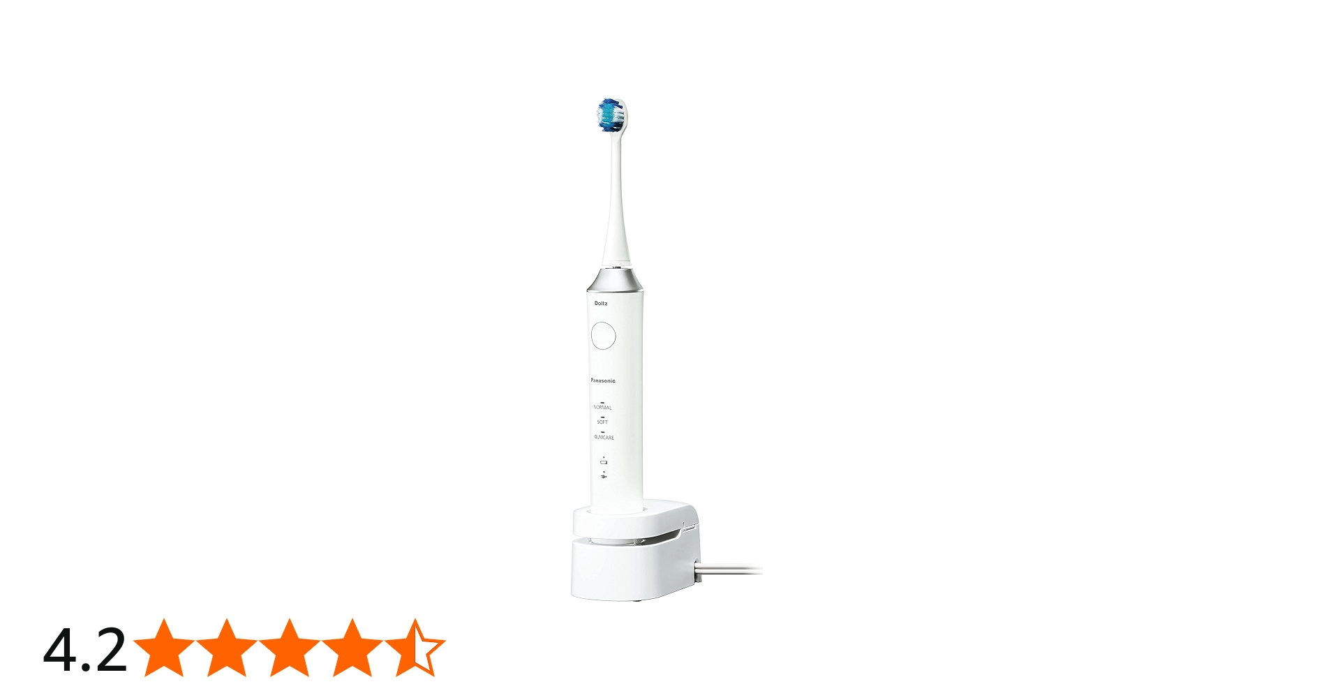 Amazon.co.jp: パナソニック 電動歯ブラシ ドルツ 白 EW-DL57-W