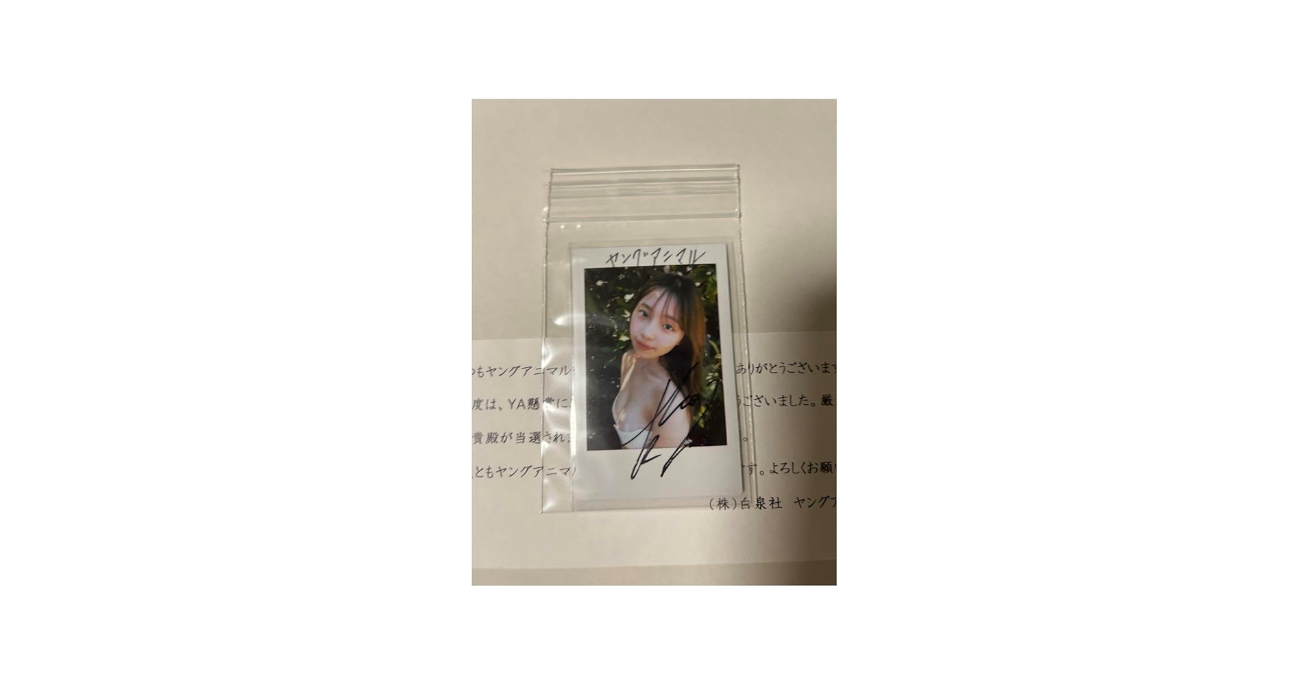 Amazon.co.jp: 当選品 菊地姫奈 サインチェキ 直筆サイン 抽プレ