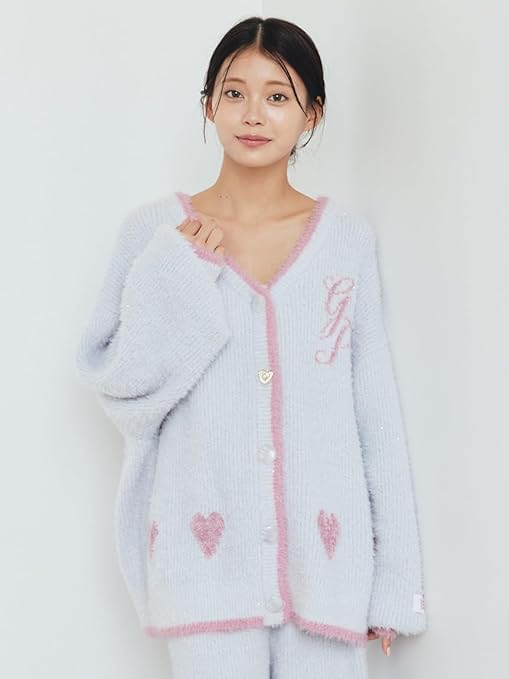 Amazon | [ジェラート ピケ] ラメフェザーカーディガン PWNT255081