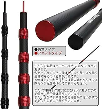 Amazon | Kemeko(ケメコ) テレスコカーボンファットタープポール200cm
