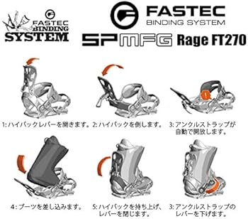 Amazon | SP MFG バインディング/FASTEC BINDING SISTEM FT-270 RAGE