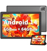 Amazon.co.jp: Android 14 タブレット10インチ wi-fiモデル、6GB(3+3
