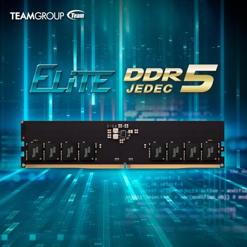 TEAMGROUP - Elite DDR5 64GB キット (2x32GB) 5600Mhz PC5-44800 CL46