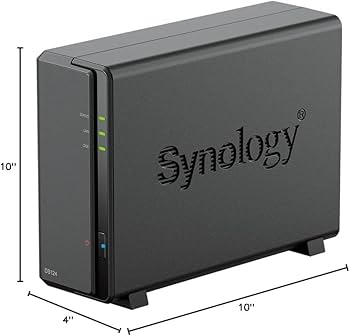 Amazon.com: Synology DiskStation DS124 NAS Server with RTD1619B 4