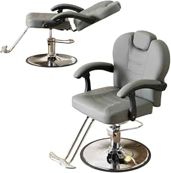 Amazon.co.jp: サロンチェア 美容室椅子 ヘアカッティング PUレザー