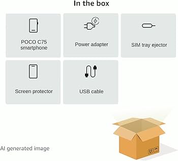 Amazon | Xiaomi POCO C75 8GB+256GB SIMフリー スマートフォン 6.88