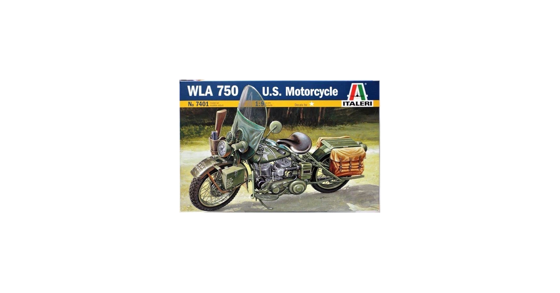Amazon | 【イタレリ】1/9 アメリカ軍 軍用バイク WLA 750 (軍用 単車