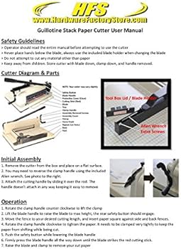 Amazon.co.jp: HFS(R) ペーパーカッター (A4 ホワイト) 大型裁断機 400