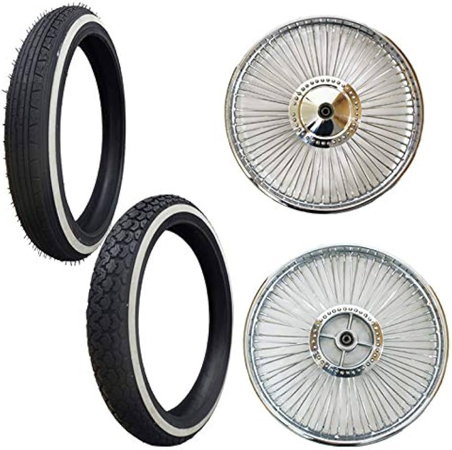 Amazon | スーパーカブ110用 純正キャストホイール ＆ VEE RUBBER 製