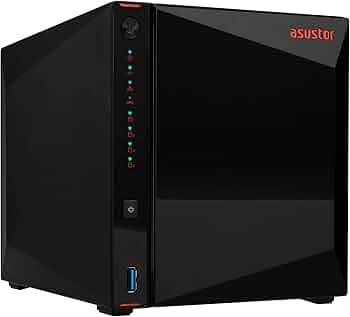 Amazon.co.jp: ASUSTOR ASUS子会社 NAS キット 4ベイ AS5404T