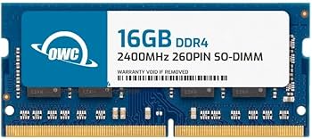 OWC Memória RAM 16GB DDR4 2400MHz PC4-19200 CL17 1.2V 260-Pin Non