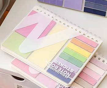 Amazon.co.jp: E&K726 ノートと付箋がセットになった! 付箋付きA6