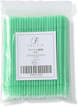 Amazon.co.jp: FELICIA マイクロ綿棒 100本 マイクロブラシ マイクロ