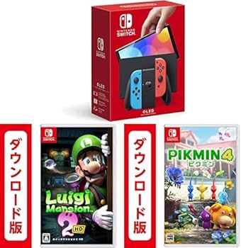 Amazon.co.jp: Nintendo Switch(有機ELモデル) Joy-Con(L) ネオン