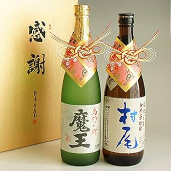 Amazon.co.jp: 魔王 720ml・村尾 750ml おめかし 芋焼酎 2本セット