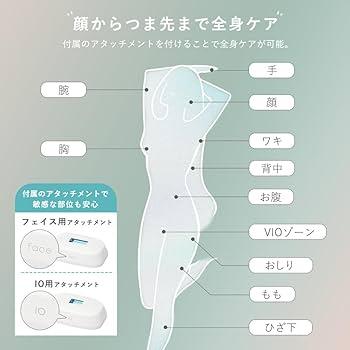 Amazon | 【MiCOLA】アイリスオーヤマ 脱毛器カテゴリ 光美容器 メンズ