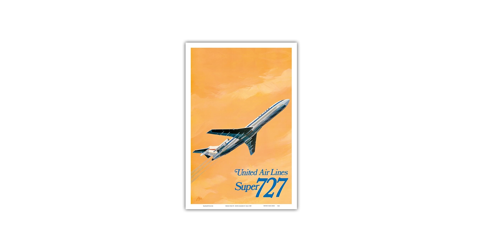 Amazon.co.jp: ボーイングスーパー727飛行機 - ユナイテッド航空
