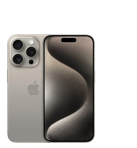 Amazon.com: Apple iPhone 15 Pro Max, 512GB, Natural Titanium
