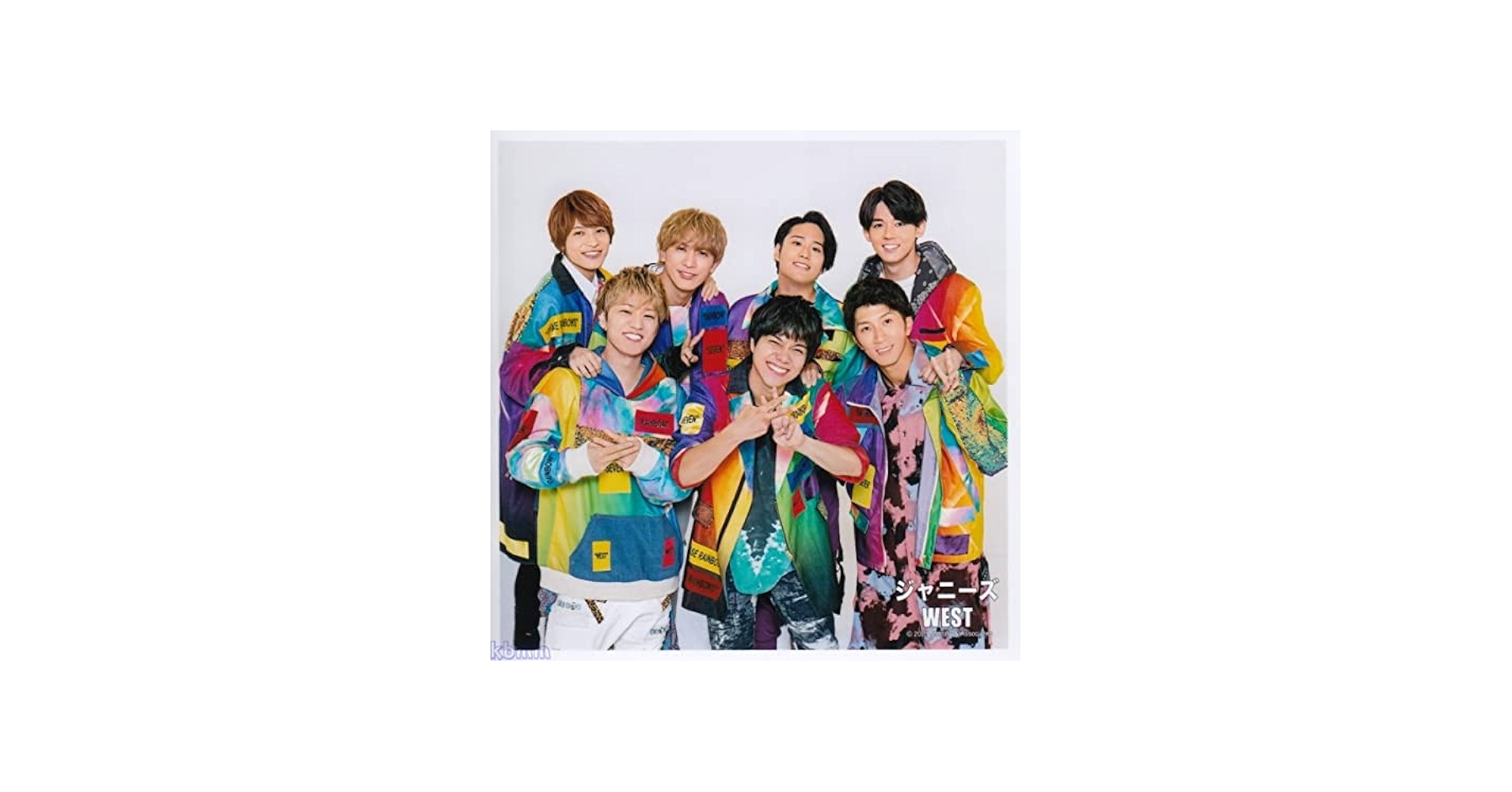 Amazon.co.jp: ジャニーズWEST 公式生写真 ましかくフォト（集合
