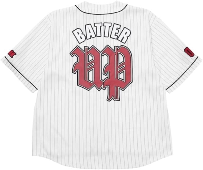 BABYMONSTER ベビモン ペンミ ベースボールシャツ 白 ホワイト M